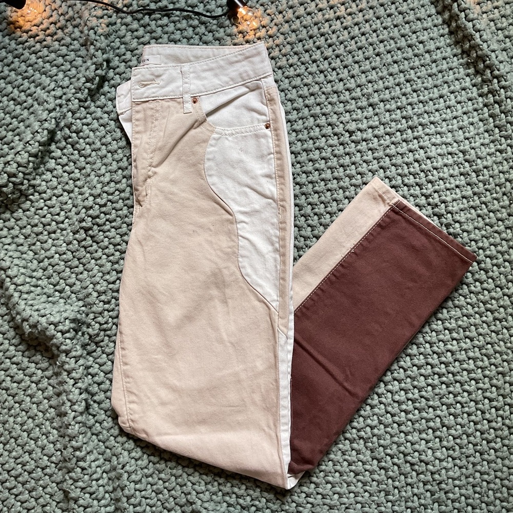 PacSun colorblock jeans